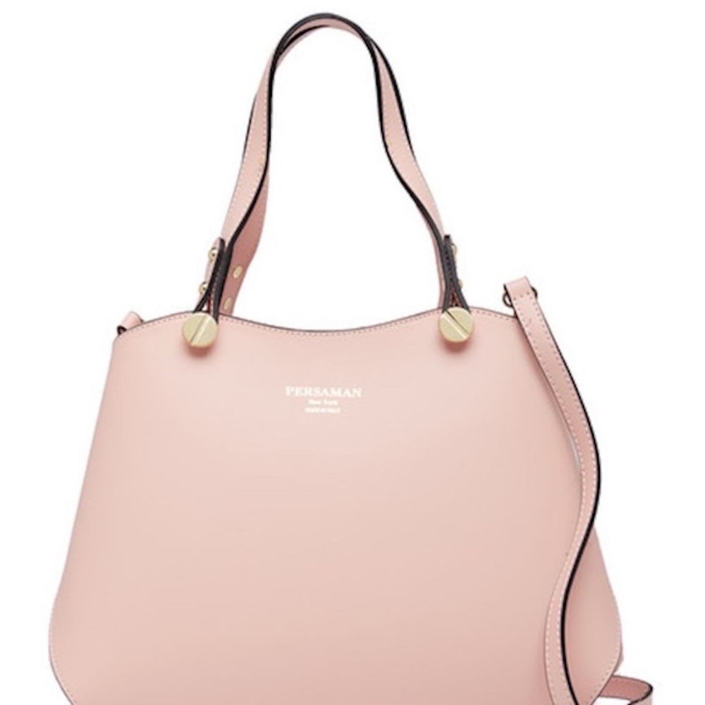 Persaman New York Pale Pink Shoulder handbag